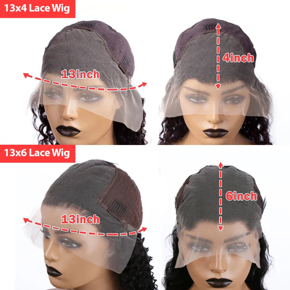 250 Density 99J Burgundy 13x4 13X6 HD Body Wave Lace Front Human Hair Wig 30 32 Inch Red Colored Frontal Wigs for Women