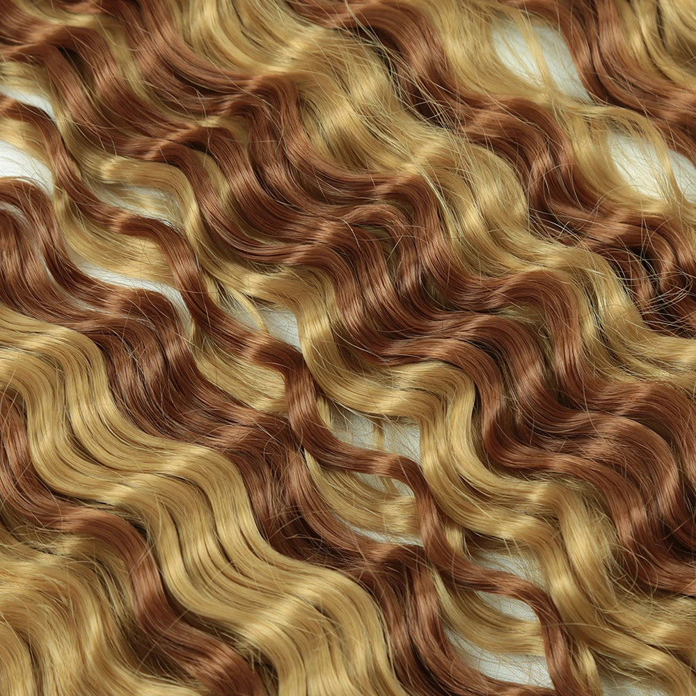 Ocean Wave Crochet Hair Extensions 30Inch Synthetic Deep Twist Curly Crochet Braids Soft Bohemian Water Wave Braid Hair