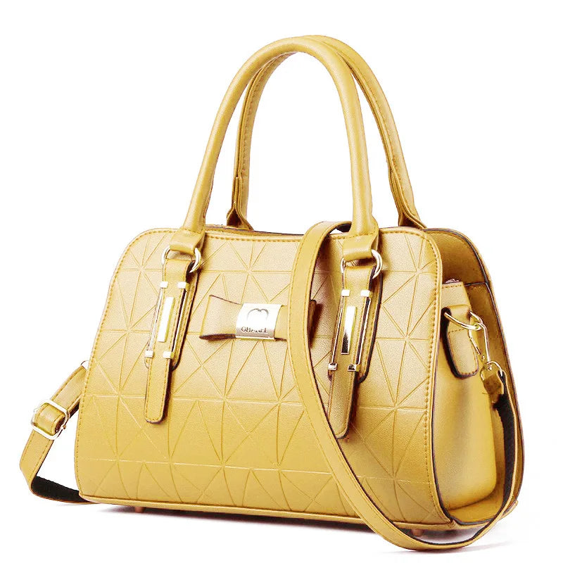 Fashion Handbag New Women Leather Bag Large Capacity Shoulder Bags Casual Tote Simple Top-handle Hand Bags