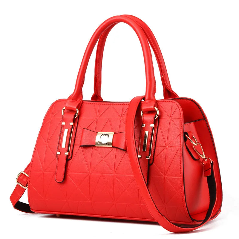 Fashion Handbag New Women Leather Bag Large Capacity Shoulder Bags Casual Tote Simple Top-handle Hand Bags
