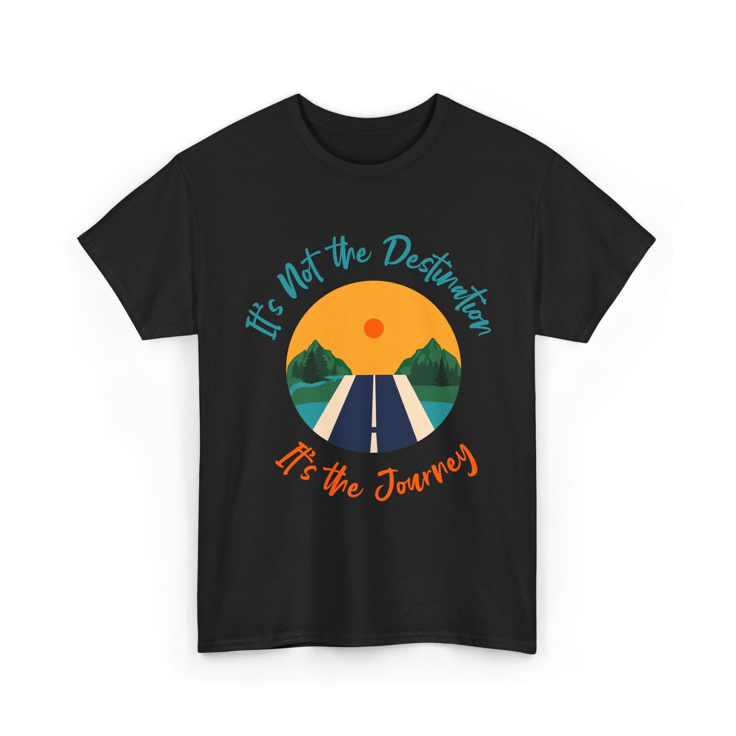 It's Not the Destination Unisex Heavy Cotton Tee