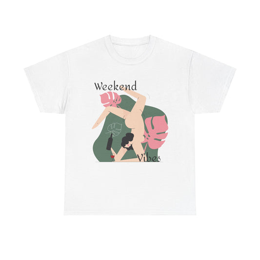 Weekend Vibes Unisex Heavy Cotton Tee