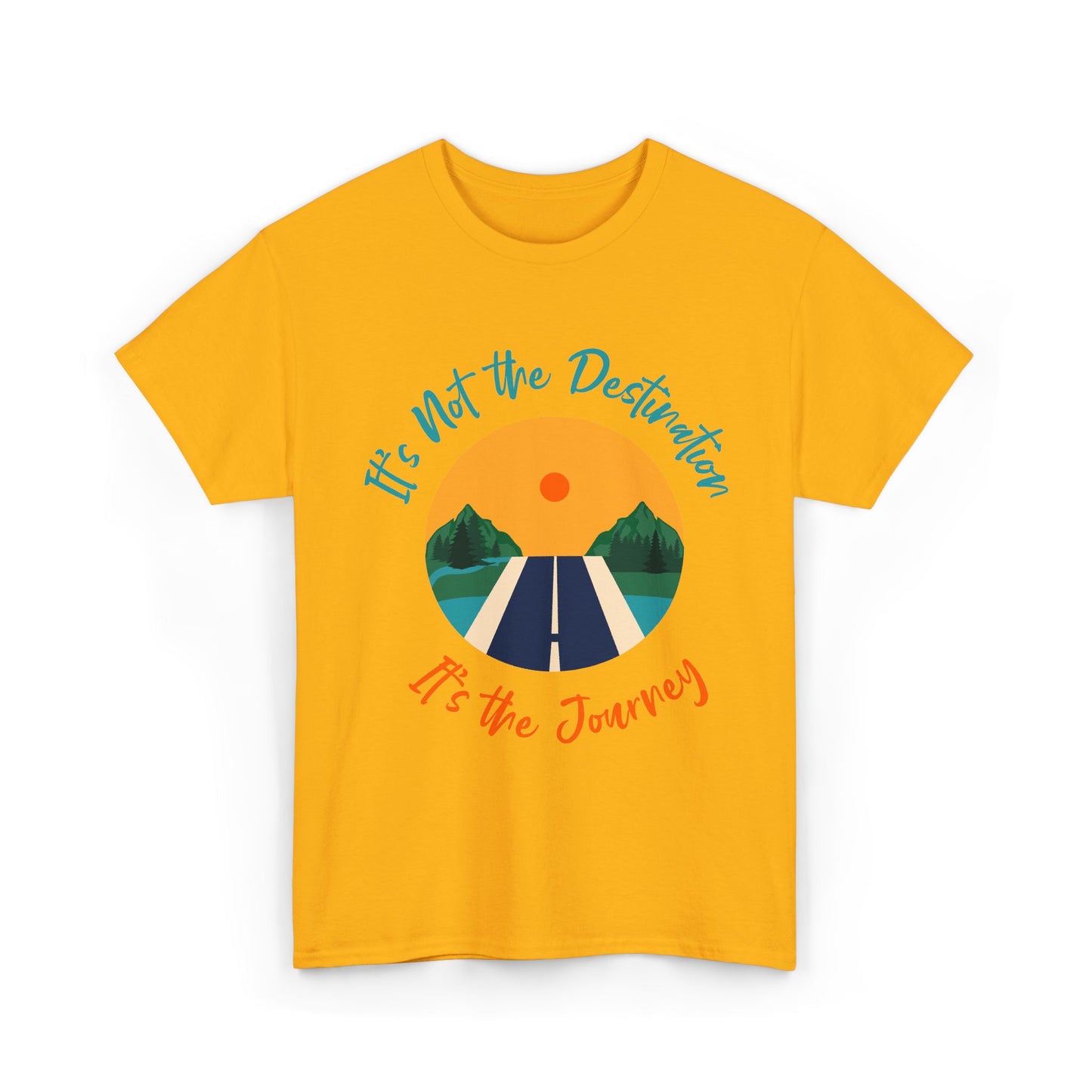 It's Not the Destination Unisex Heavy Cotton Tee