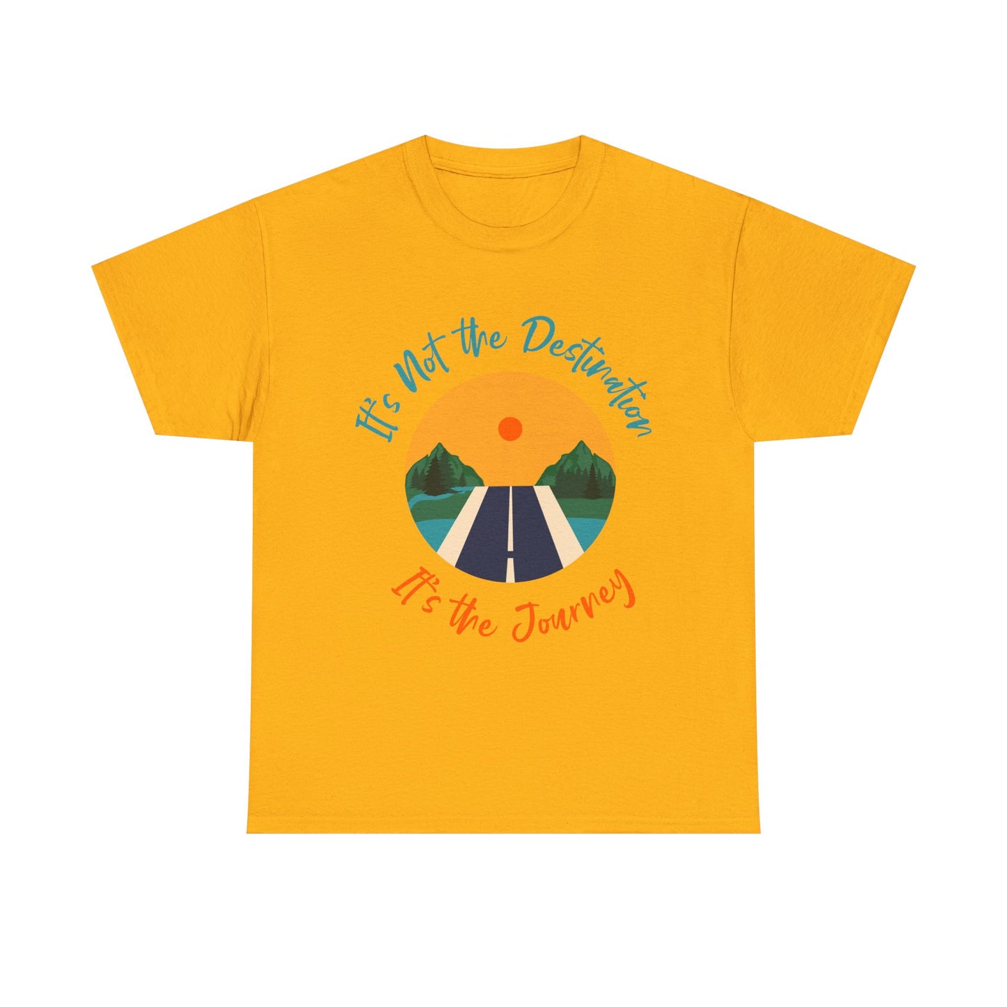 It's Not the Destination Unisex Heavy Cotton Tee