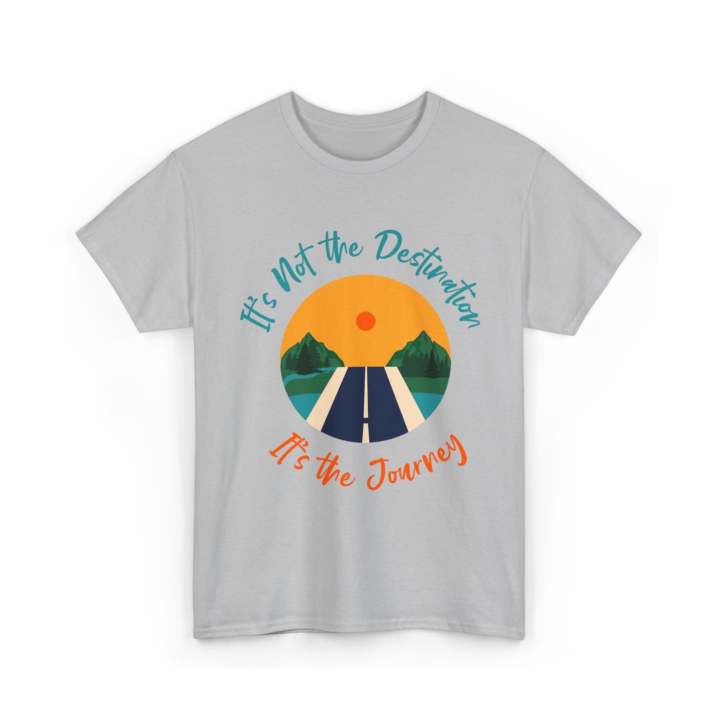 It's Not the Destination Unisex Heavy Cotton Tee