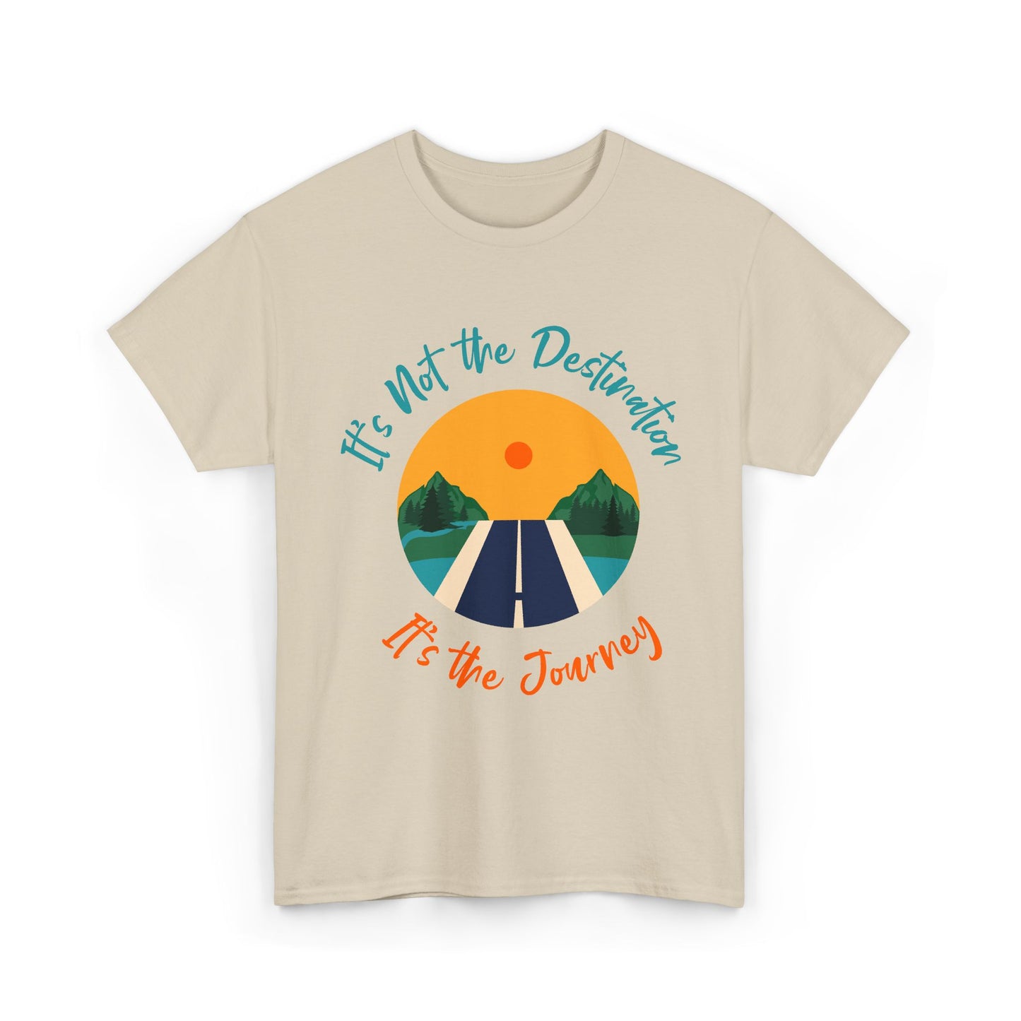 It's Not the Destination Unisex Heavy Cotton Tee