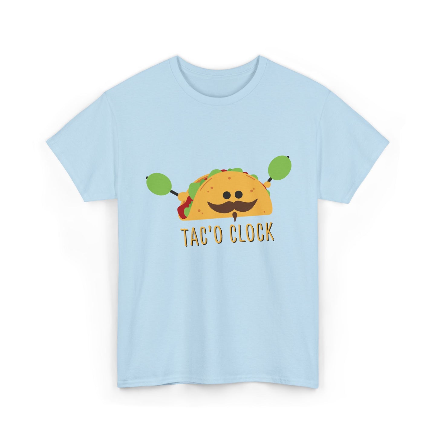 Tac'O clock Unisex Heavy Cotton Tee