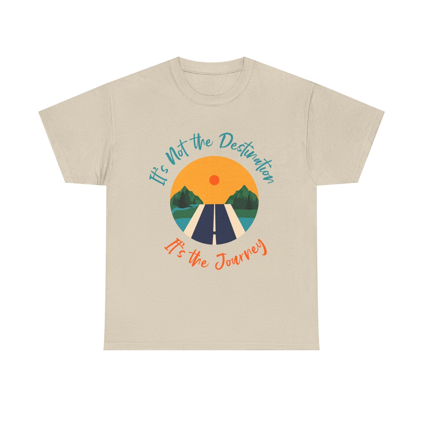 It's Not the Destination Unisex Heavy Cotton Tee