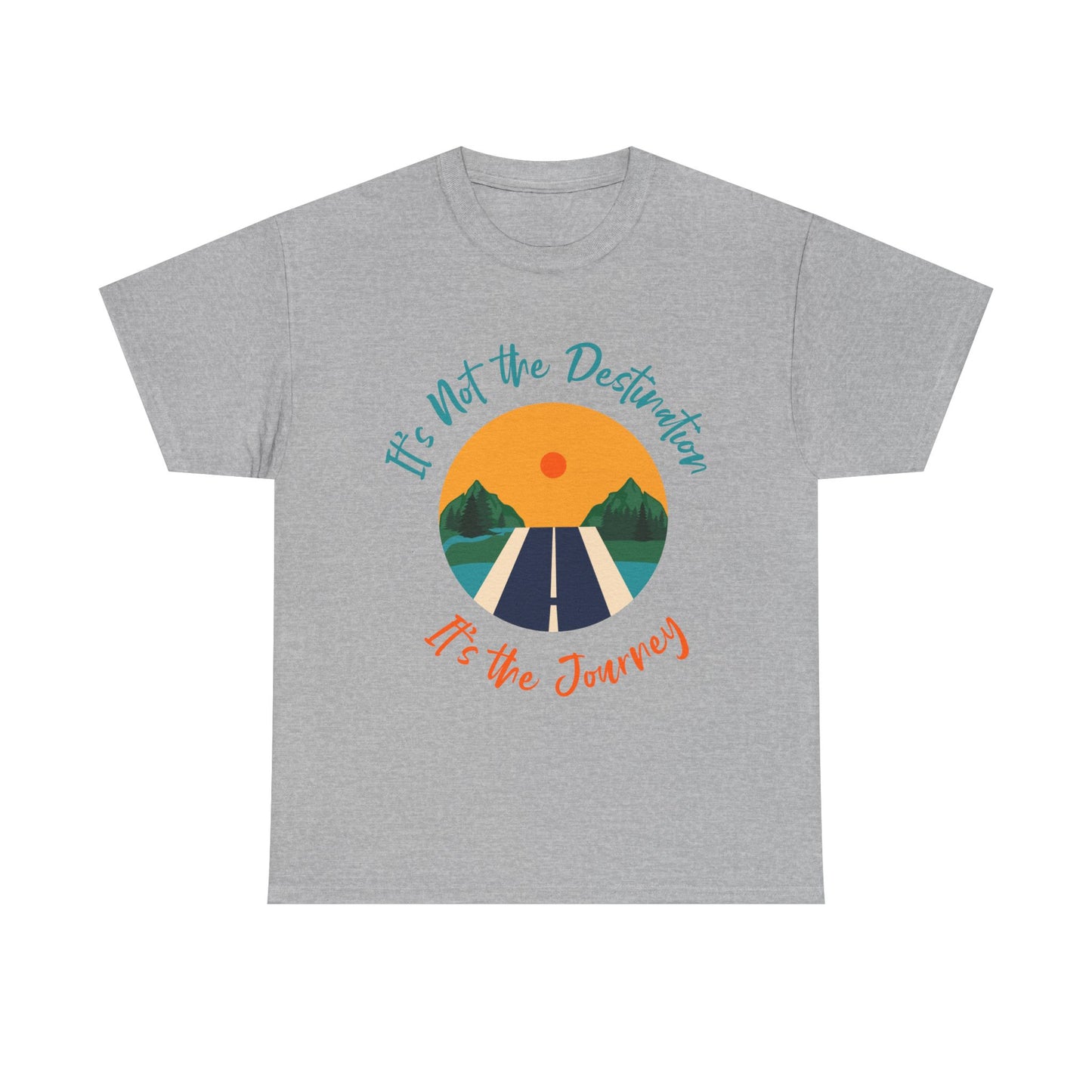 It's Not the Destination Unisex Heavy Cotton Tee