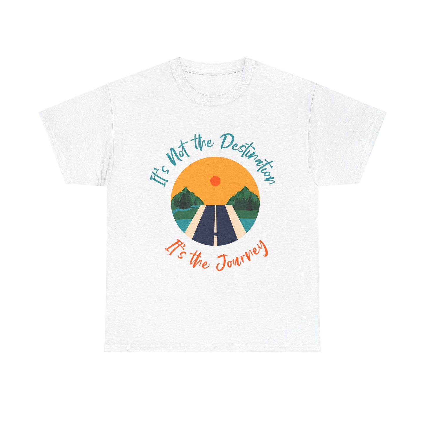 It's Not the Destination Unisex Heavy Cotton Tee
