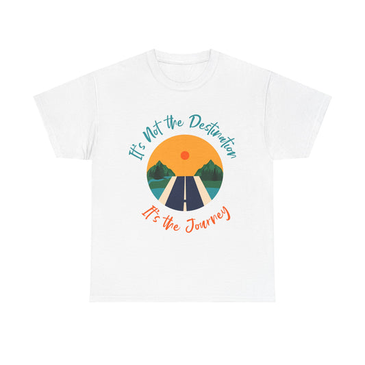 It's Not the Destination Unisex Heavy Cotton Tee