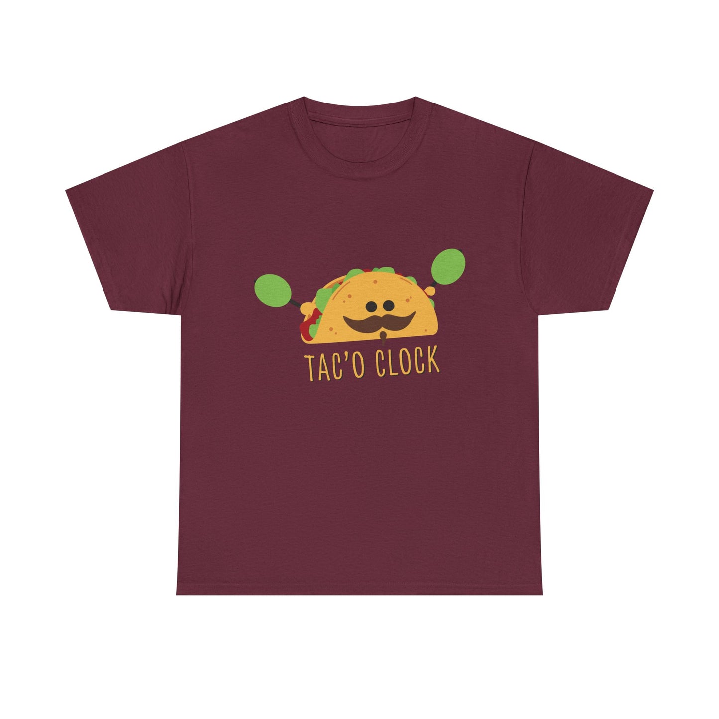 Tac'O clock Unisex Heavy Cotton Tee