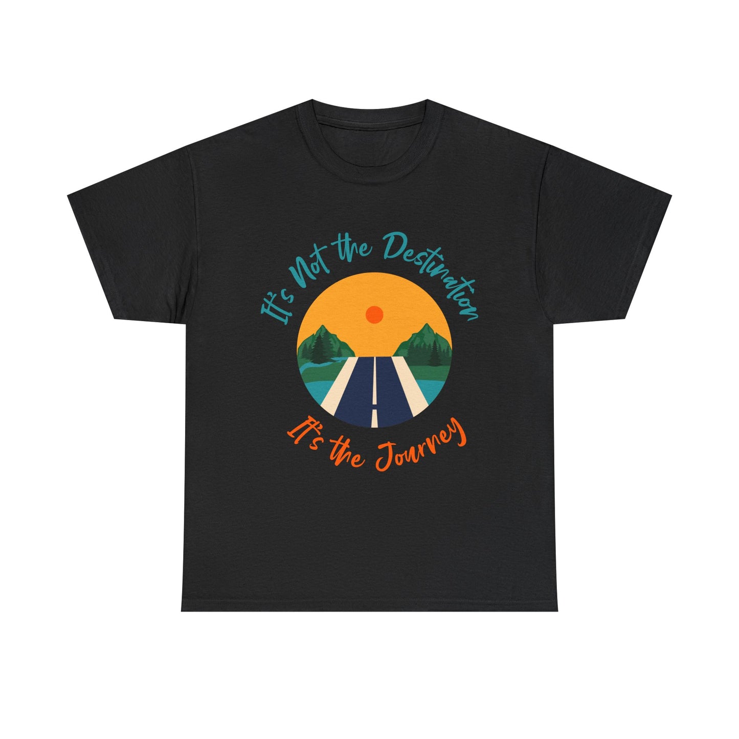 It's Not the Destination Unisex Heavy Cotton Tee