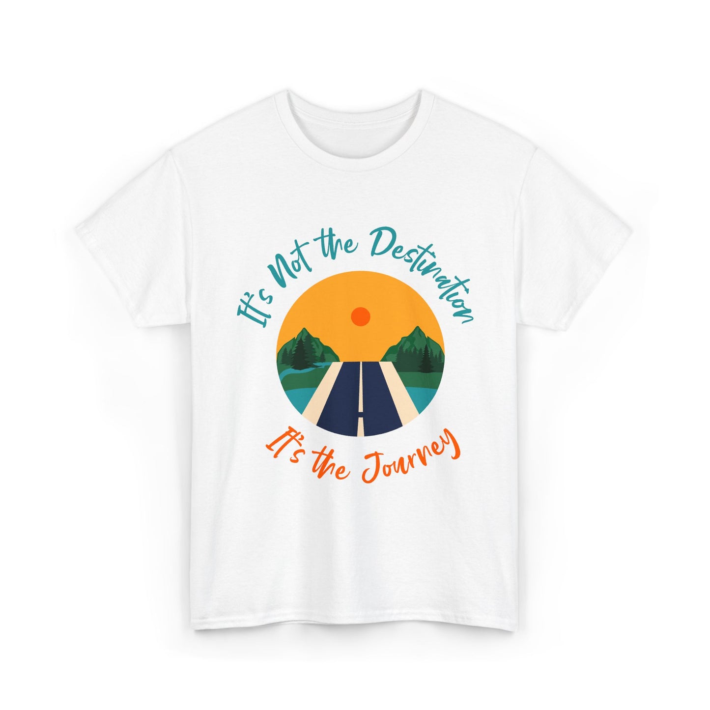 It's Not the Destination Unisex Heavy Cotton Tee