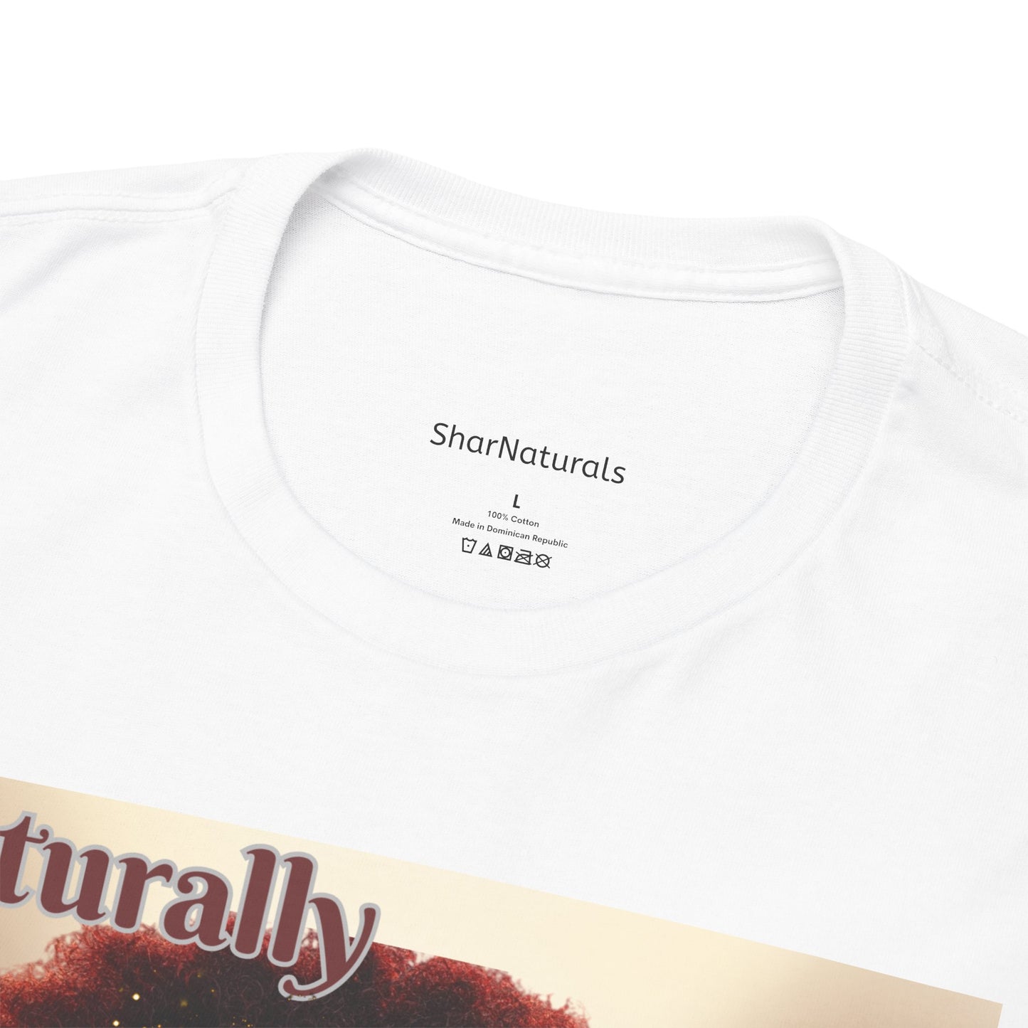 Naturally Radiant Unisex Heavy Cotton Tee - Embrace Your Beauty Shirt