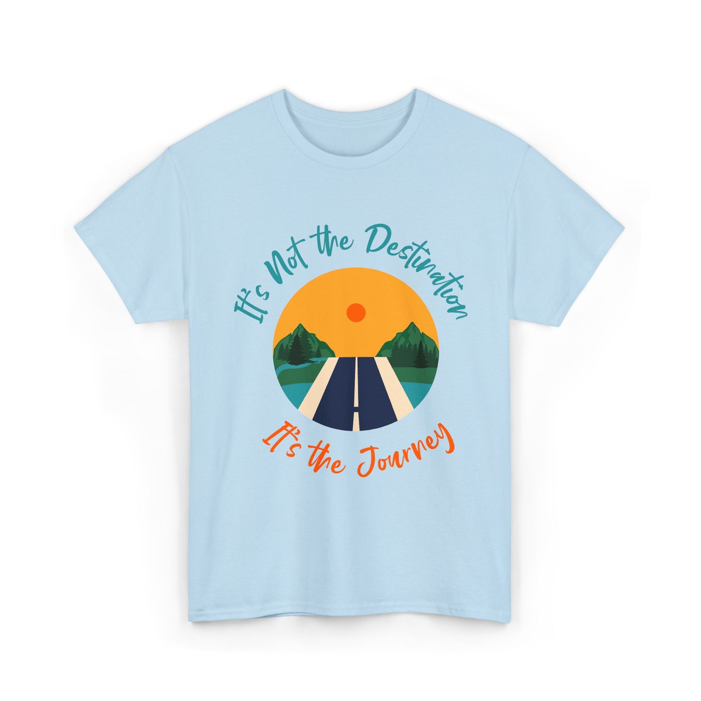 It's Not the Destination Unisex Heavy Cotton Tee