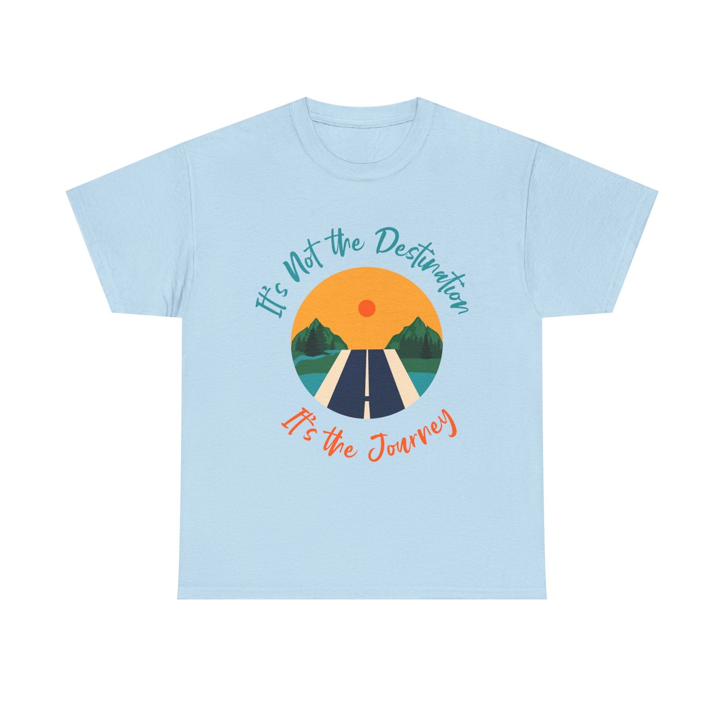 It's Not the Destination Unisex Heavy Cotton Tee