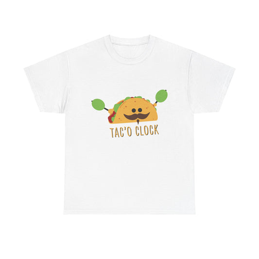 Tac'O clock Unisex Heavy Cotton Tee