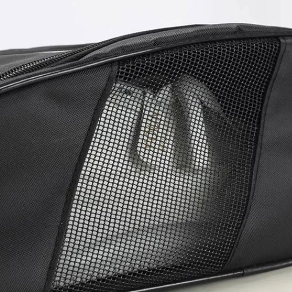 Portable Oxford Cloth Football Boot Bag Hand-Held Breathable Golf Shoe Bag with Zipper Lightweight Golf Handbag Boys