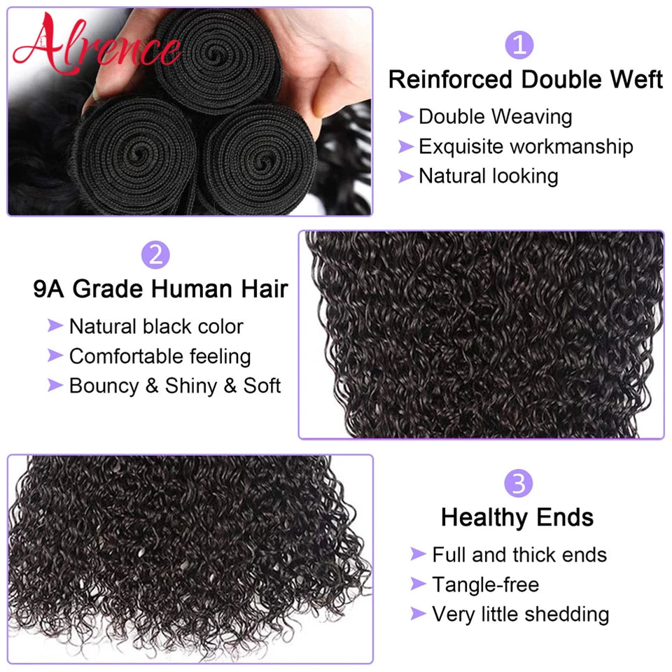 Water Bundles 100% Human Hair Bundles 28 30 inch Virgin Hair 3 4 Bundles Brazilian Weave Human Hair Extensions Deep Weave Hair