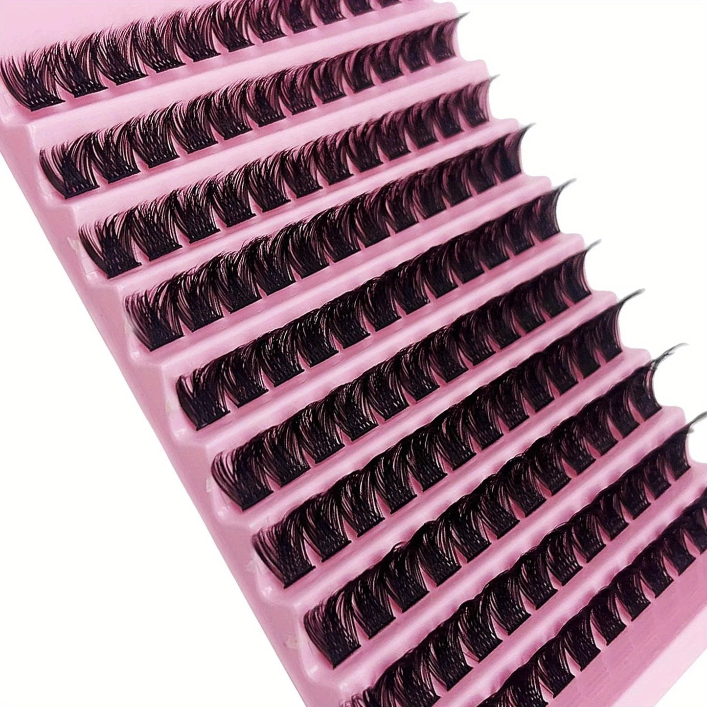 "Magnetic Lift" 120Pcs Wispy D Curl Cluster Lashes, 8-16Mm - Natural Look Fluffy Individual Eyelash Extensions Kit