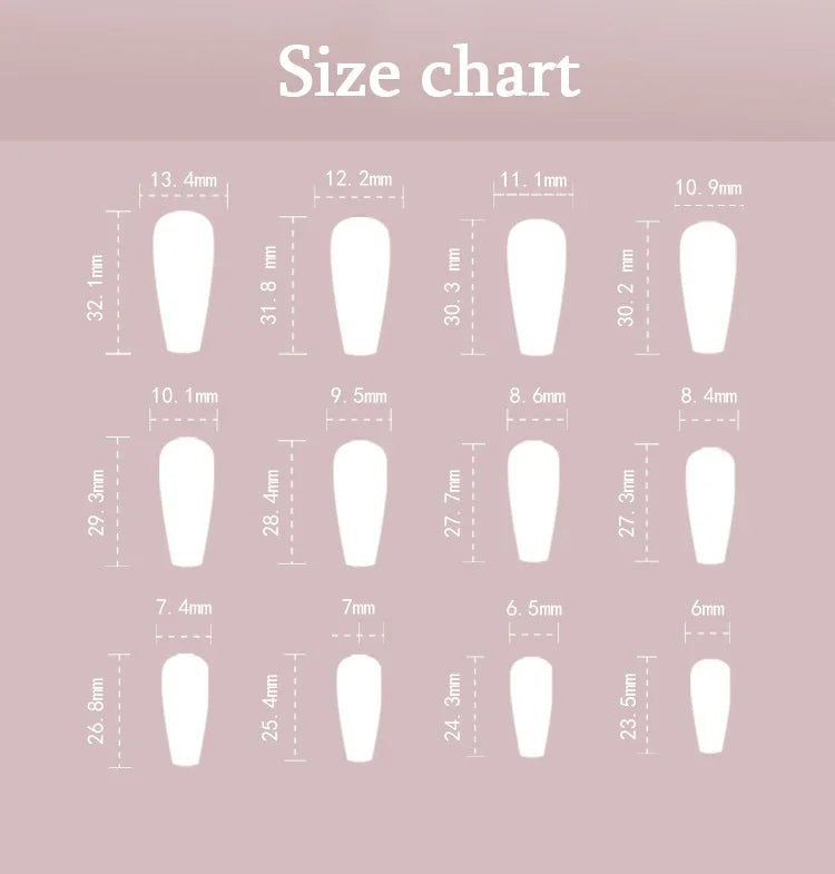 Glitter Fashion Raspberry Purple Cat Eye Wearable Long Ballet Fake Nails Full Cover Finished False Nails Press on Nail with Glue