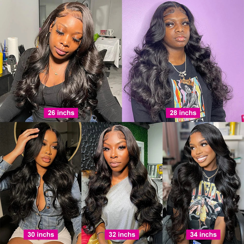 5x5 Hd Lace Closure Wig Body Wave 13x4 13x6 Lace Frontal Wig Brizillian Human Hair Wigs Cheap Loose Wave  Lace Wigs For Women