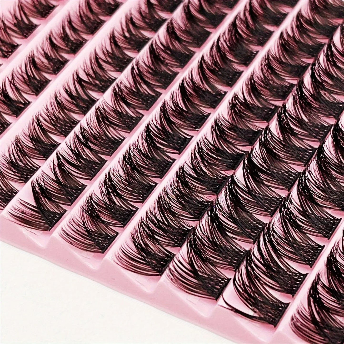 "Magnetic Lift" 120Pcs Wispy D Curl Cluster Lashes, 8-16Mm - Natural Look Fluffy Individual Eyelash Extensions Kit