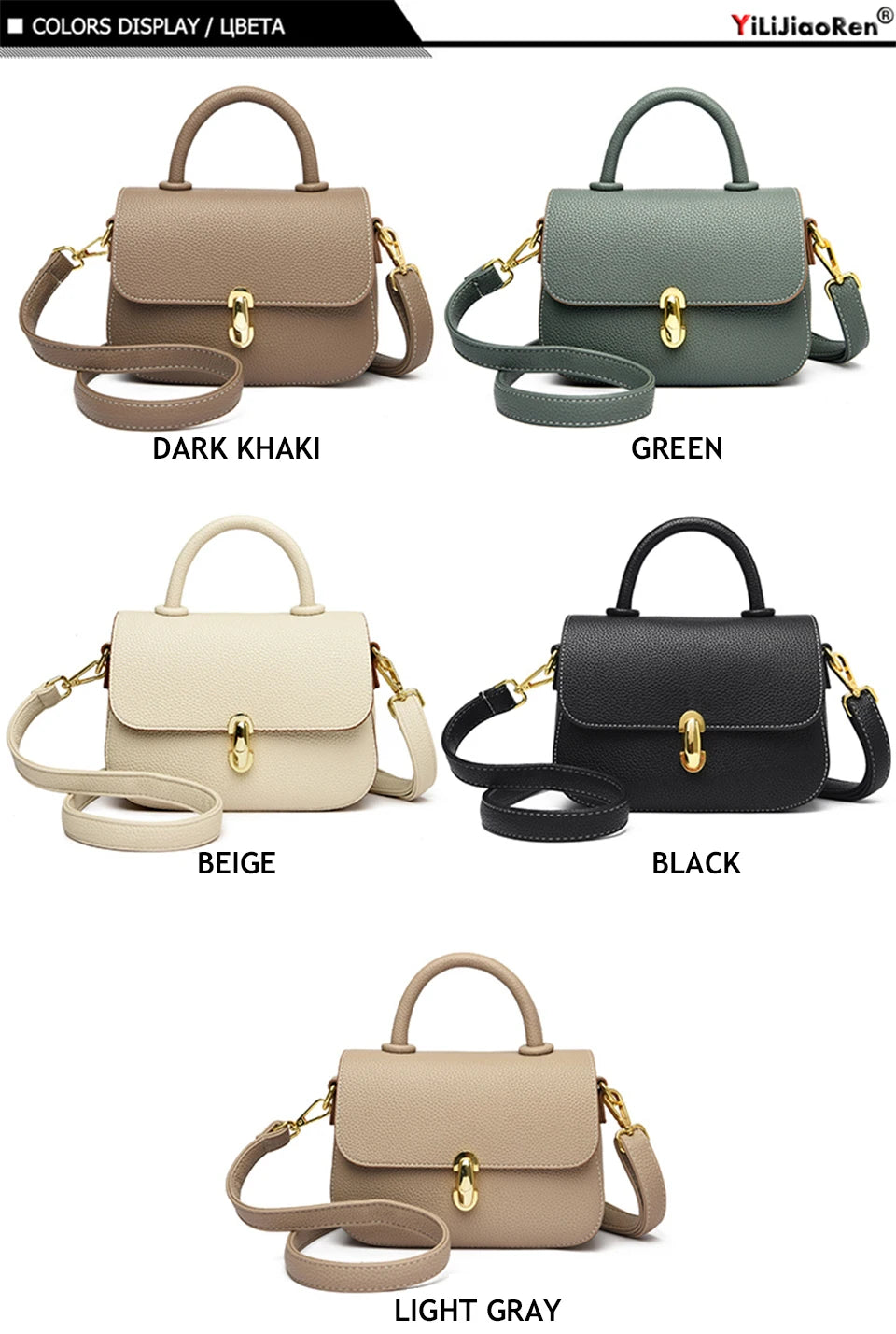 High Quality Ladies Leather Hand Bags Small Handbag for Women Famous Brand Shoulder Messenger Bags Designer Luxury Crossbody Bag