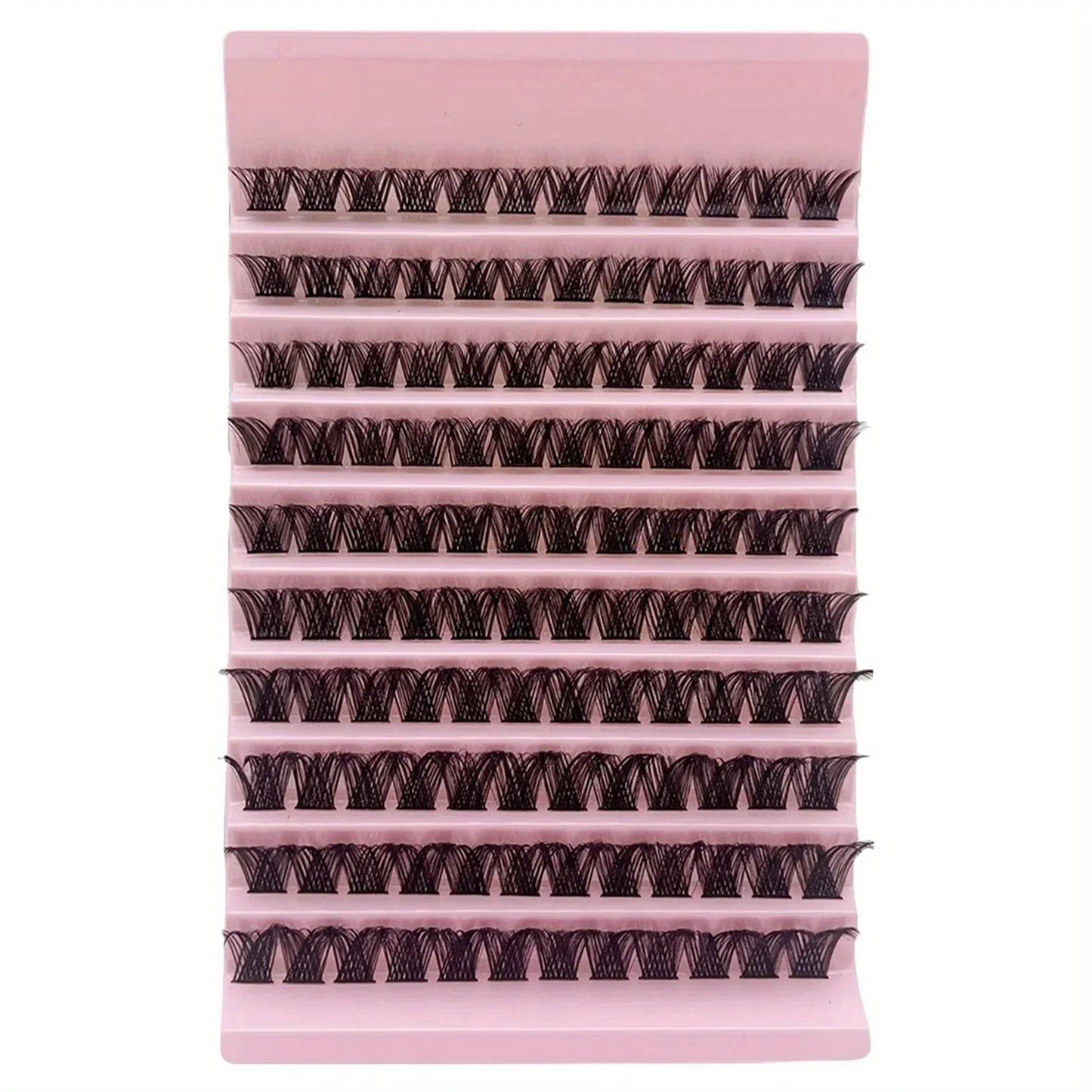 "Magnetic Lift" 120Pcs Wispy D Curl Cluster Lashes, 8-16Mm - Natural Look Fluffy Individual Eyelash Extensions Kit
