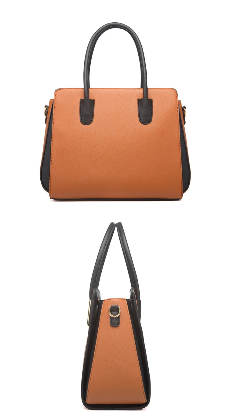 TRAVEASY 2024 Designer Bags Luxury 4 Pcs Set Women's Shoulder Bag Candy Color Hard PU Leather Elegant Ladies Purses and Handbags