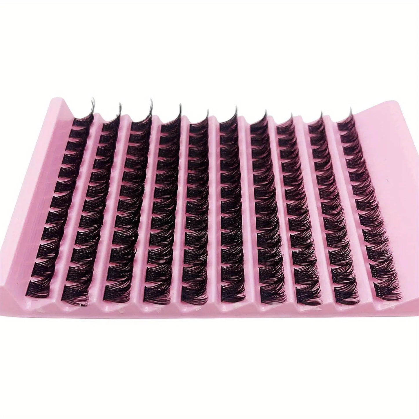 "Magnetic Lift" 120Pcs Wispy D Curl Cluster Lashes, 8-16Mm - Natural Look Fluffy Individual Eyelash Extensions Kit