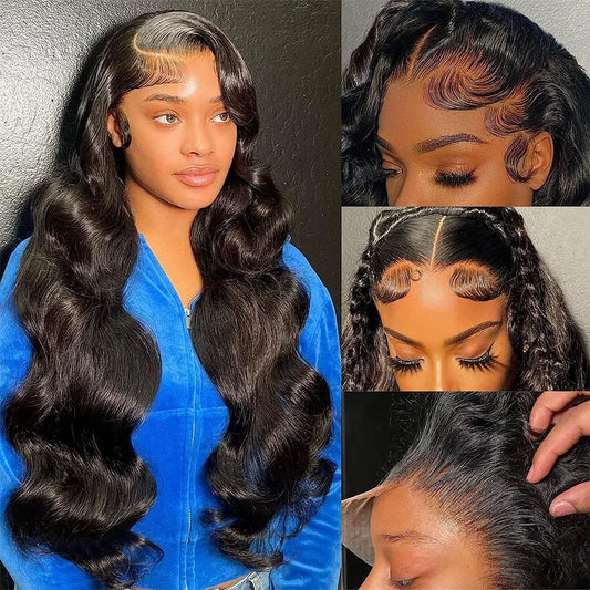 5x5 Hd Lace Closure Wig Body Wave 13x4 13x6 Lace Frontal Wig Brizillian Human Hair Wigs Cheap Loose Wave  Lace Wigs For Women