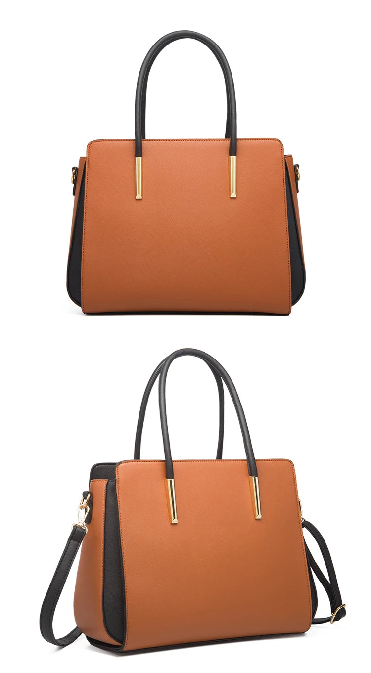 TRAVEASY 2024 Designer Bags Luxury 4 Pcs Set Women's Shoulder Bag Candy Color Hard PU Leather Elegant Ladies Purses and Handbags