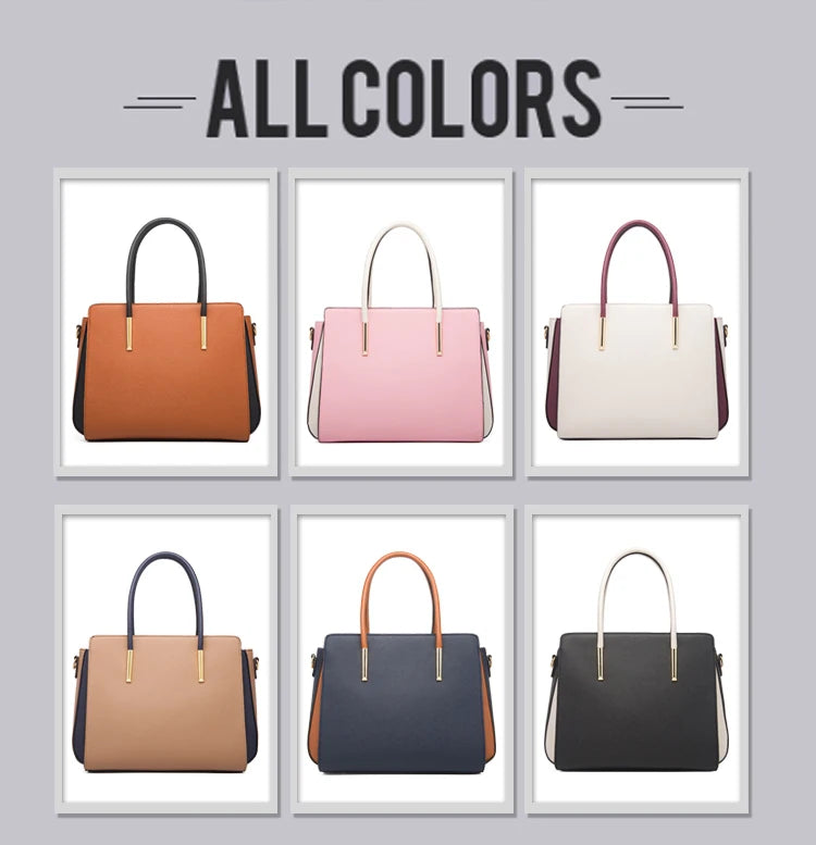 TRAVEASY 2024 Designer Bags Luxury 4 Pcs Set Women's Shoulder Bag Candy Color Hard PU Leather Elegant Ladies Purses and Handbags